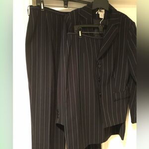 Liz Baker 3 piece pantsuit with skirt.